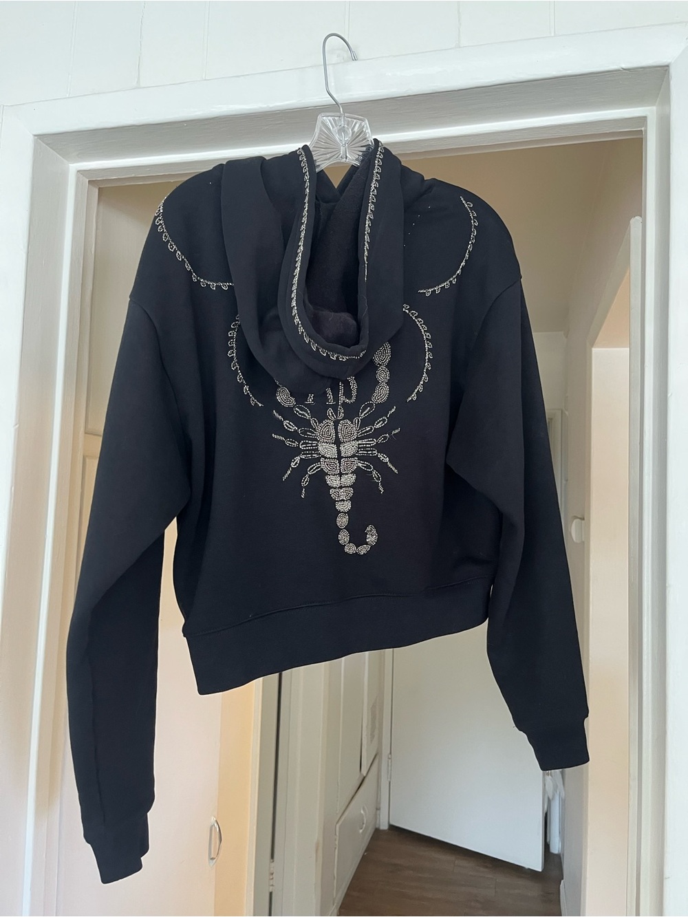 All Saints Scorpion Cropped Hoodie